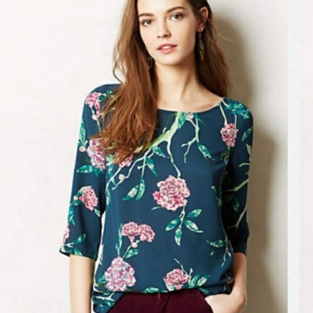 🌺 ☀️ SALE Anthropologie HD Paris Eira Floral